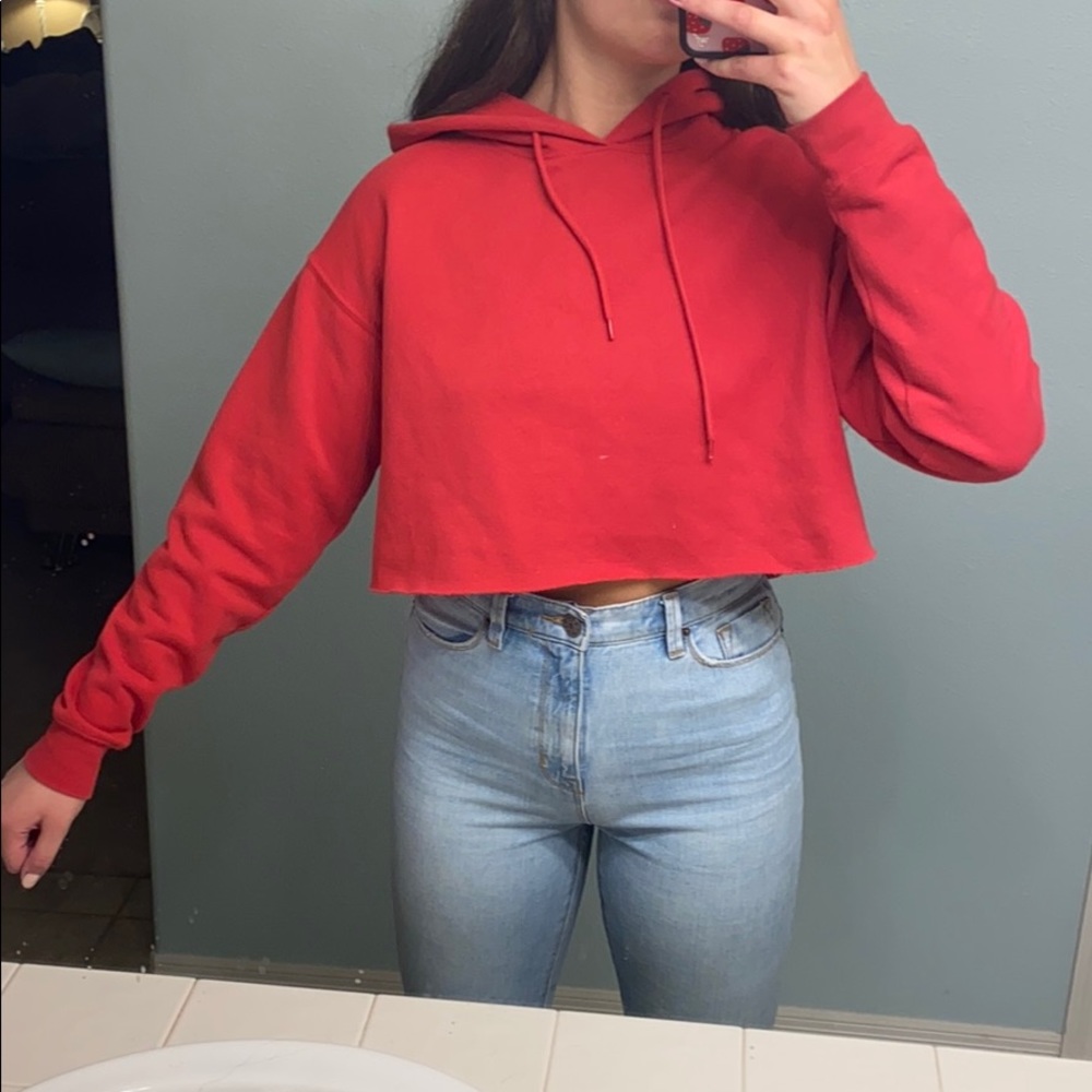 Cropped urban outfitters sweatshirt
